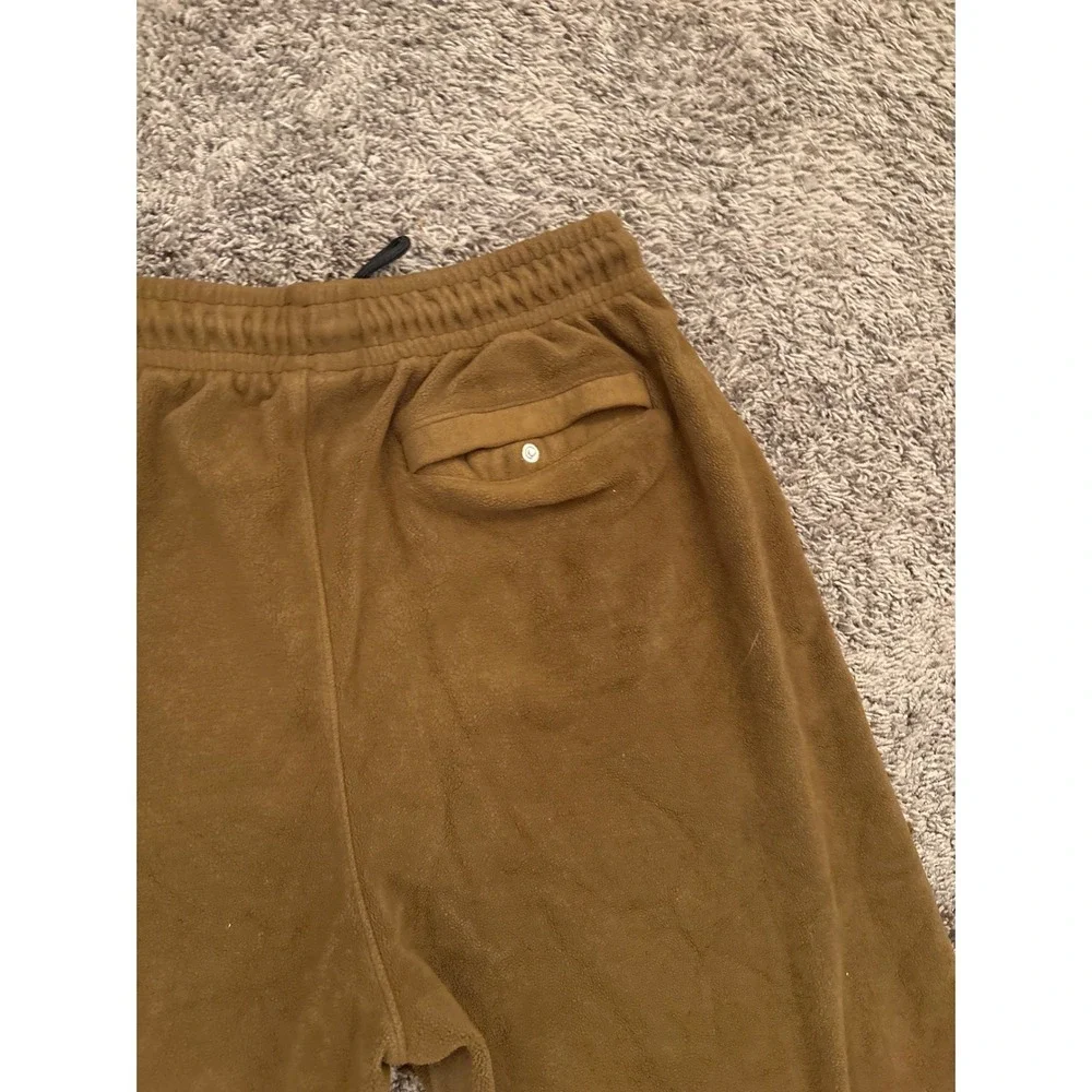 Jordan Essentials Winter Fleece Cargo Pants Mens Large Brown Olive Joggers L